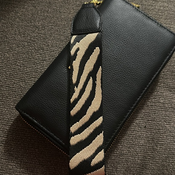 Joy mangano leather double wallet wristlet nwot - Picture 7 of 10